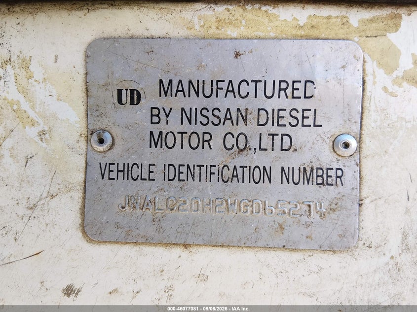 1998 NISSAN DIESEL UD2300 auction photo 8
