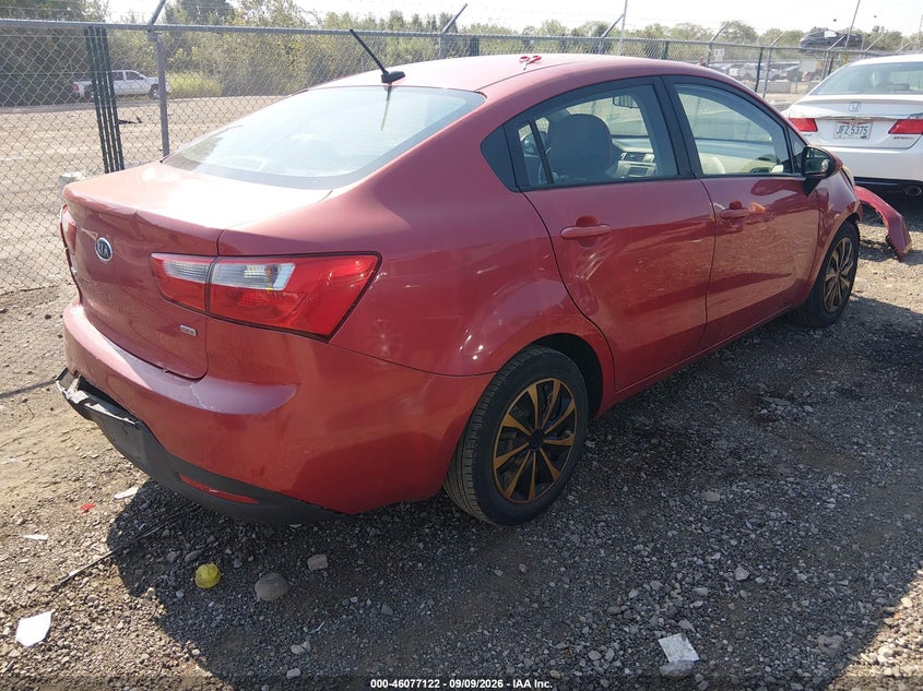 Vin: knadm4a30c6075382, lot: 46576669, kia rio lx 20124
