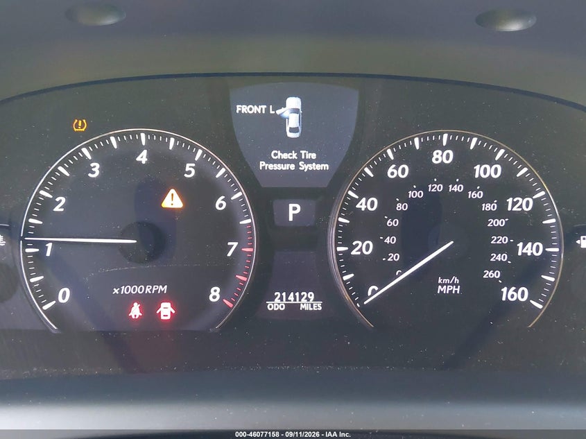 LEXUS LS 460 2008 VIN JTHBL46F185069599
