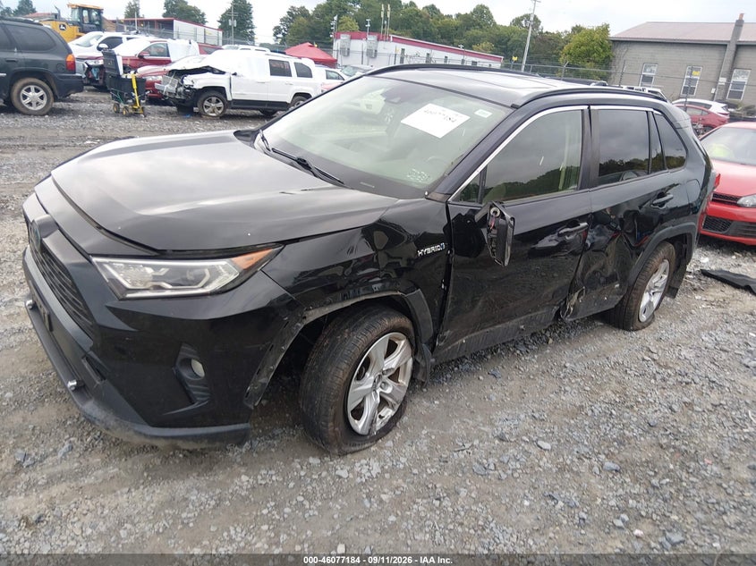 Vin: jtmr6rfv2ld005100, lot: 46576731, toyota rav4 hybrid xle 20202