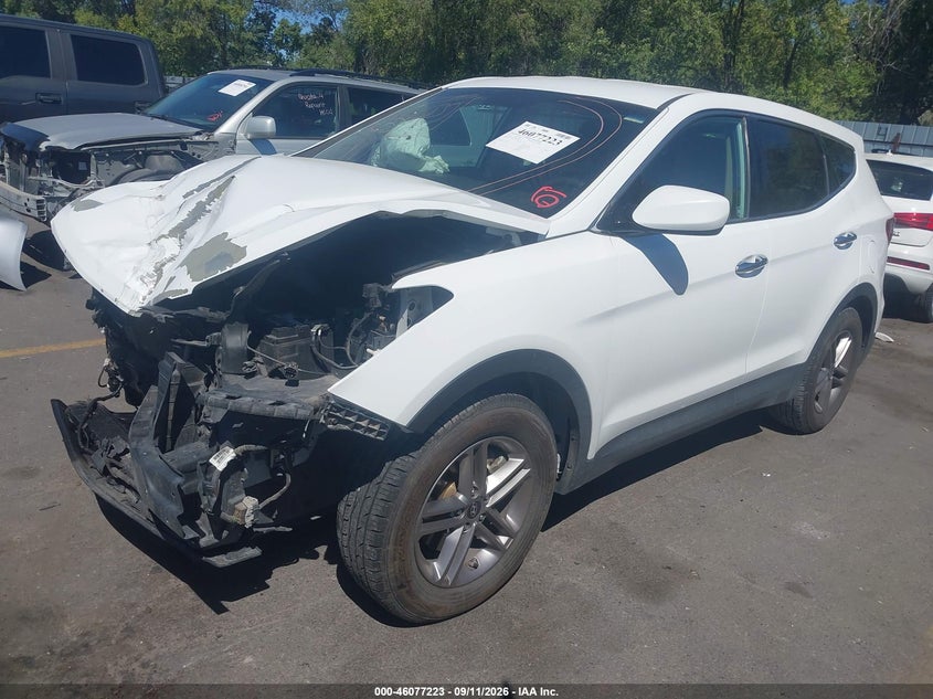 Vin: 5nmztdlb4hh029516, lot: 46576770, hyundai santa fe sport 2.4l 20172