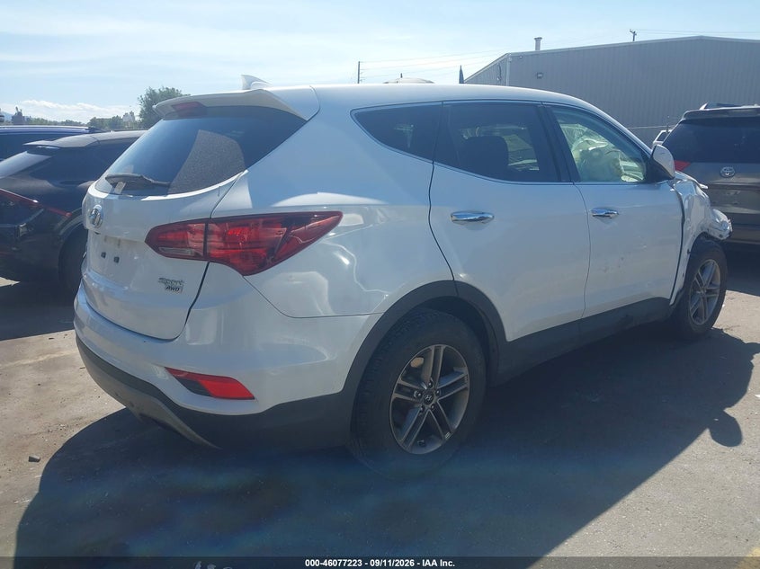 Vin: 5nmztdlb4hh029516, lot: 46576770, hyundai santa fe sport 2.4l 20174