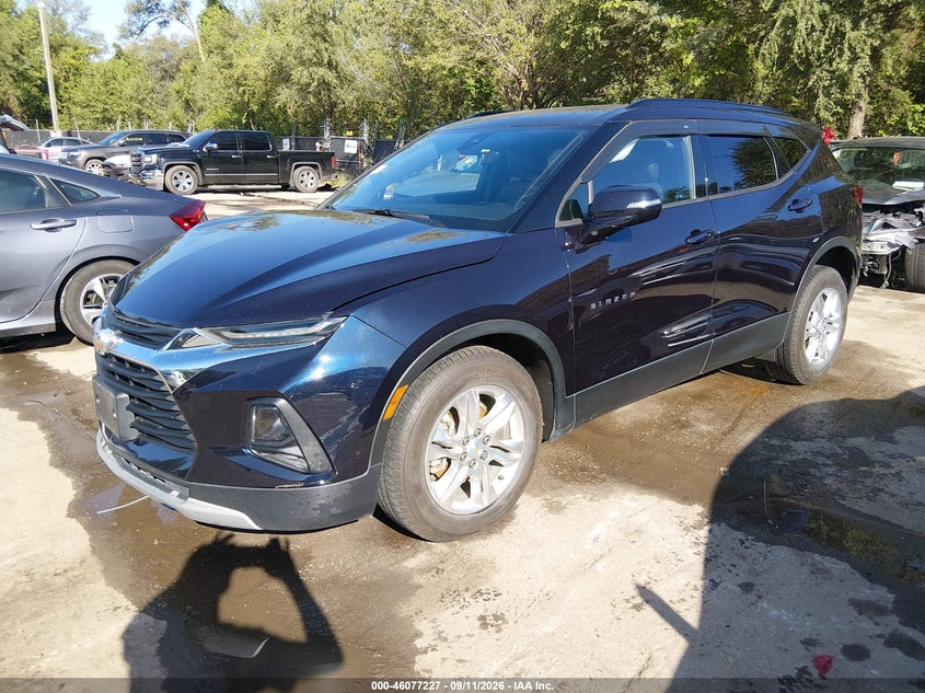 Vin: 3gnkbjrs1ls531791, lot: 46576774, chevrolet blazer awd 3lt 20202