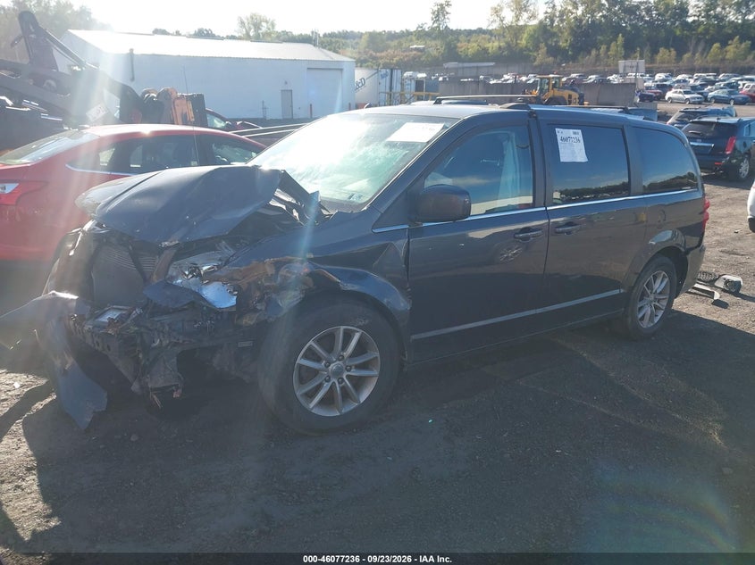 Vin: 2c4rdgcg5kr620509, lot: 46576783, dodge grand caravan sxt 20192