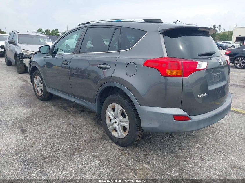Vin: 2t3bfrev6fw263436, lot: 46576810, toyota rav4 le 20153