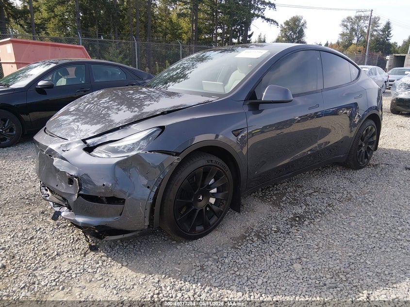 TESLA MODEL Y 2020 VIN 5YJYGDEE7LF034792