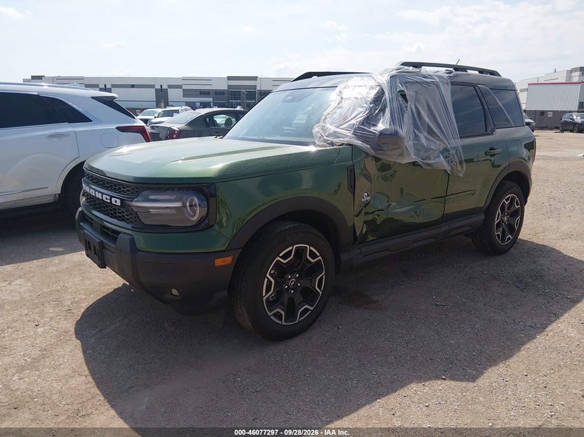 Vin: 3fmcr9cn7srf20371, lot: 46576844, ford bronco sport outer banks 20252