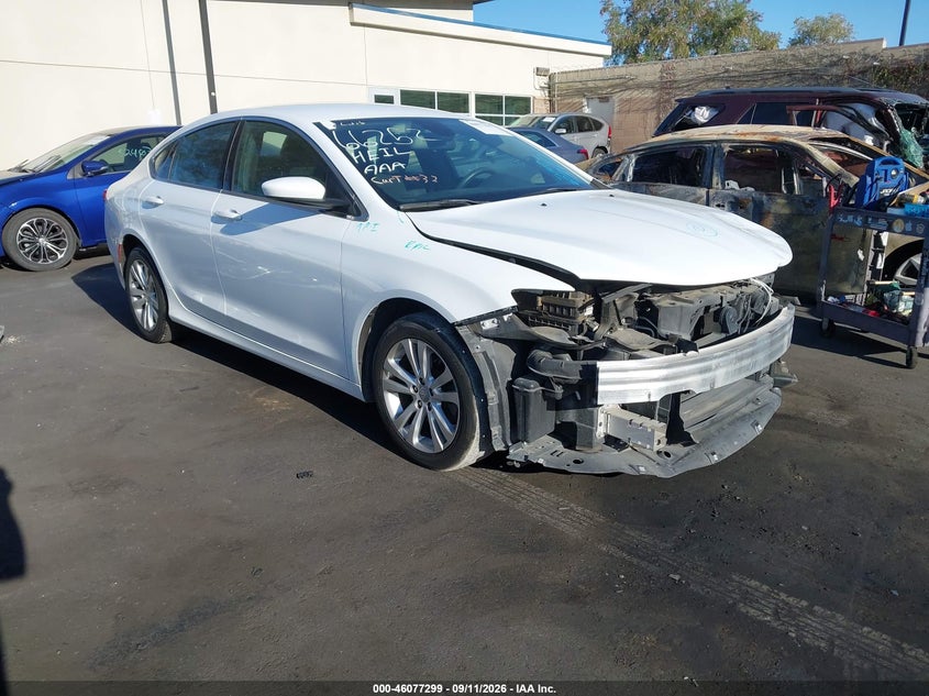 2016 Chrysler 200 Limited, Перёд, IAAI, VIN 1C3CCCAB2GN106599
