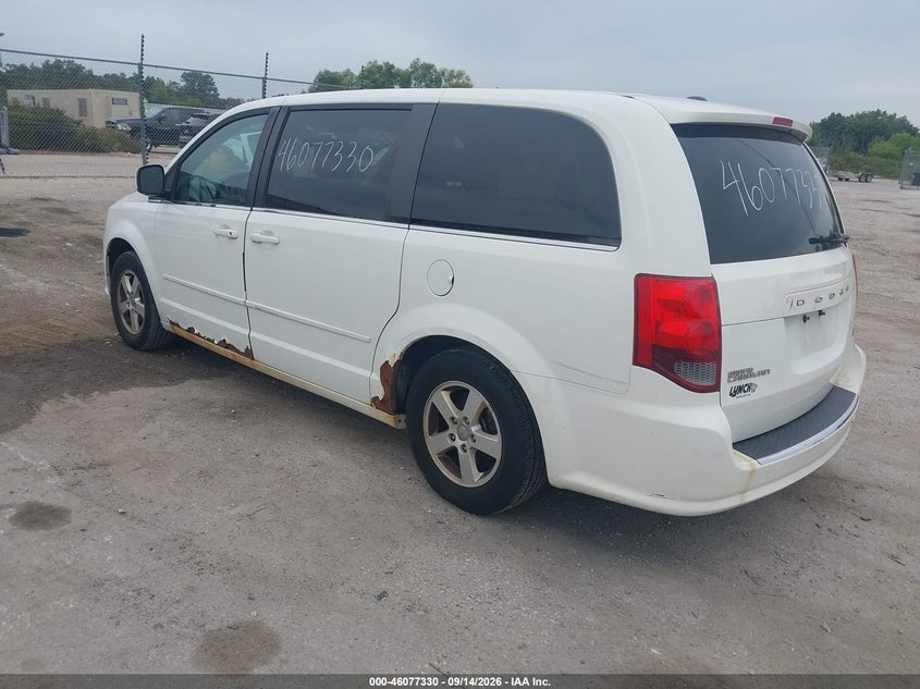 Vin: 2c4rdgdgxcr177841, lot: 46576877, dodge grand caravan crew 20123