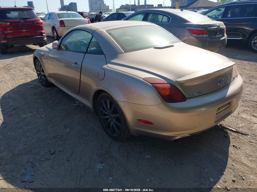2002 LEXUS SC 430 auction photo 3