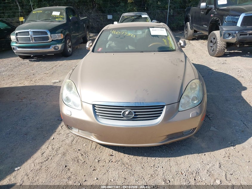 2002 LEXUS SC 430 auction photo 6