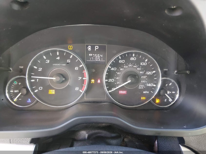 2012 SUBARU OUTBACK auction photo 7