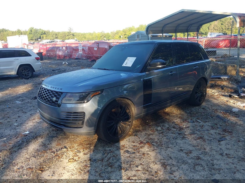 Vin: salgs2re9ka564500, lot: 46576924, land rover range rover 5.0l v8 supercharged 20192