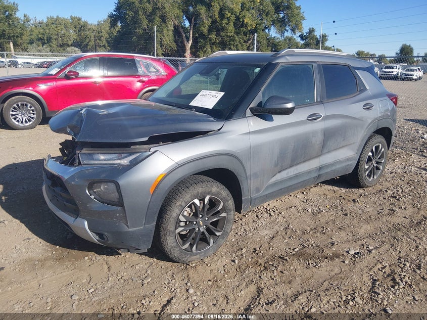 Vin: kl79mrsl7mb124782, lot: 46576941, chevrolet trailblazer awd lt 20212