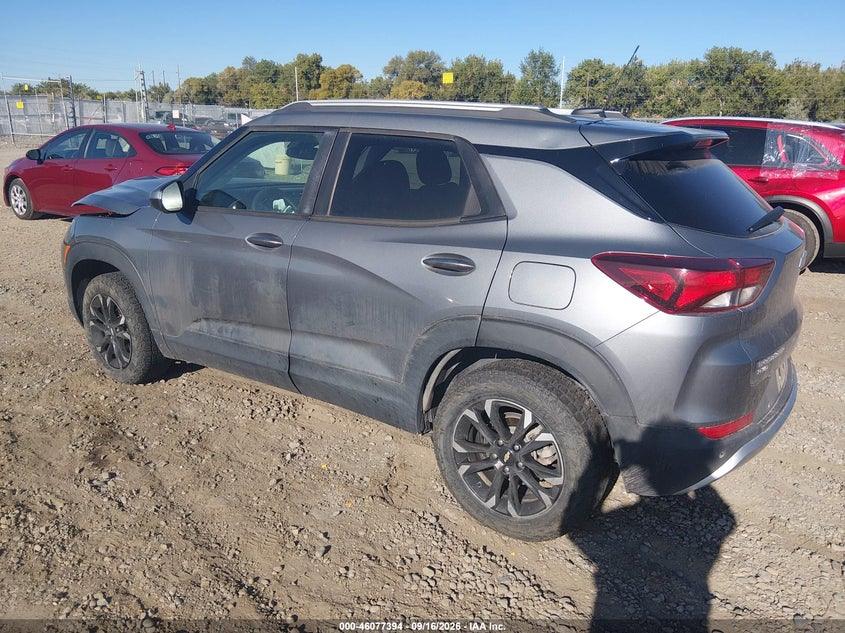 Vin: kl79mrsl7mb124782, lot: 46576941, chevrolet trailblazer awd lt 20213