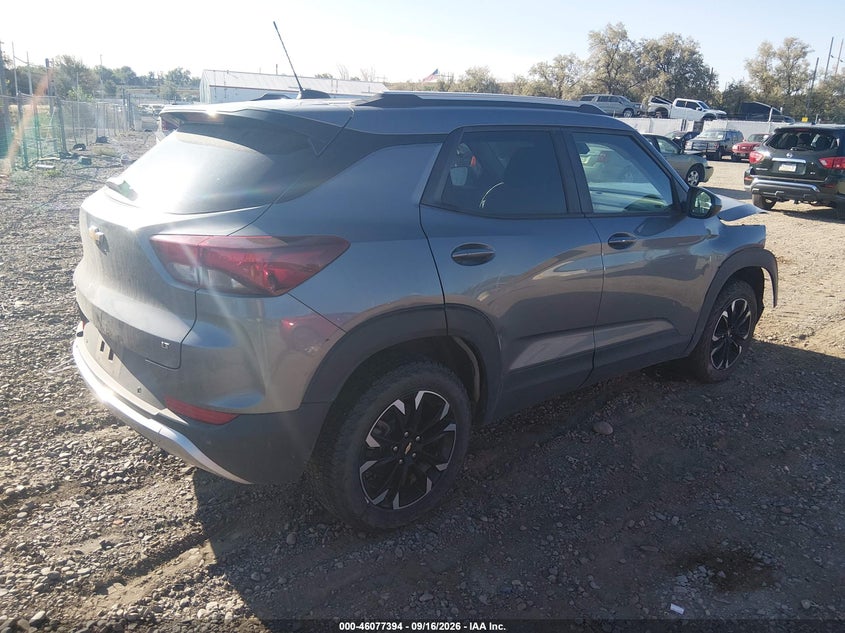 Vin: kl79mrsl7mb124782, lot: 46576941, chevrolet trailblazer awd lt 20214