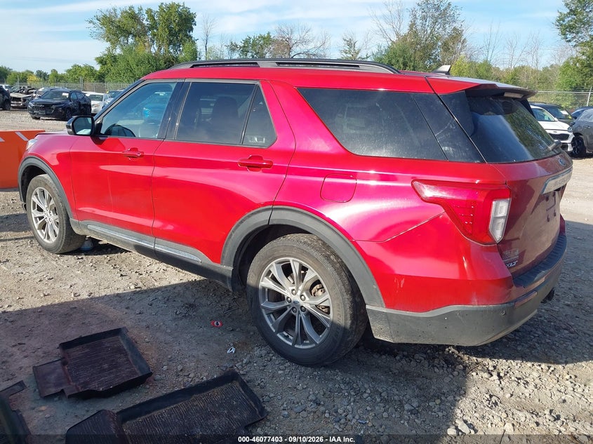 Vin: 1fmsk8dh4pgc05996, lot: 46576950, ford explorer xlt 20233