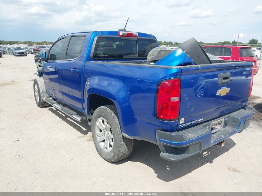 Vin: 1gcgscen3l1209102, lot: 46576958, chevrolet colorado 2wd  short box lt 20203