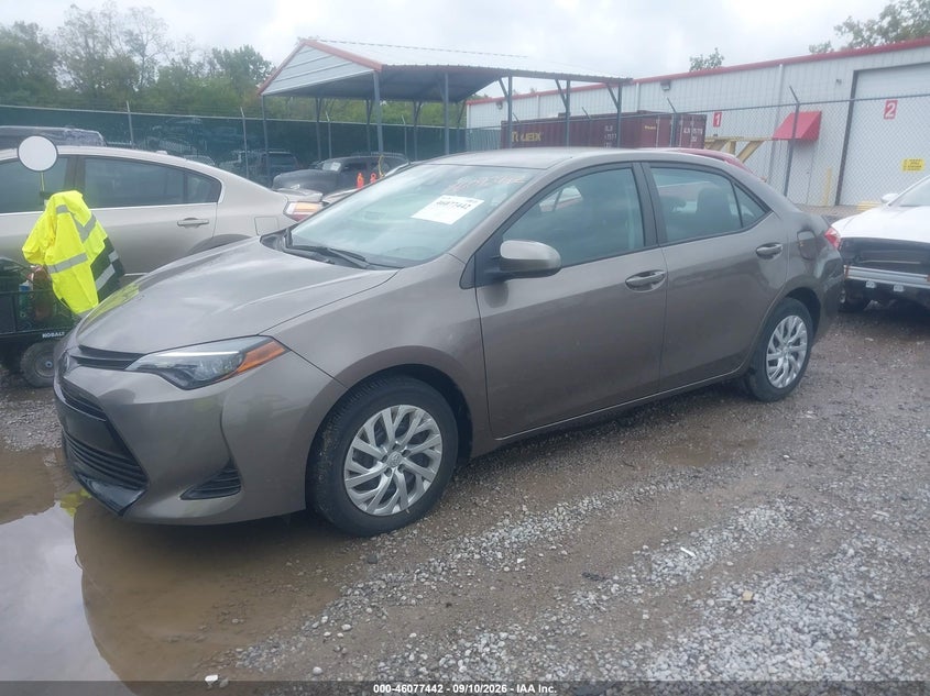 Vin: 2t1burhe0kc161345, lot: 46576989, toyota corolla le 20192