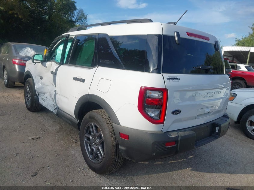 Vin: 3fmcr9bn0srf23680, lot: 46576990, ford bronco sport big bend 20253