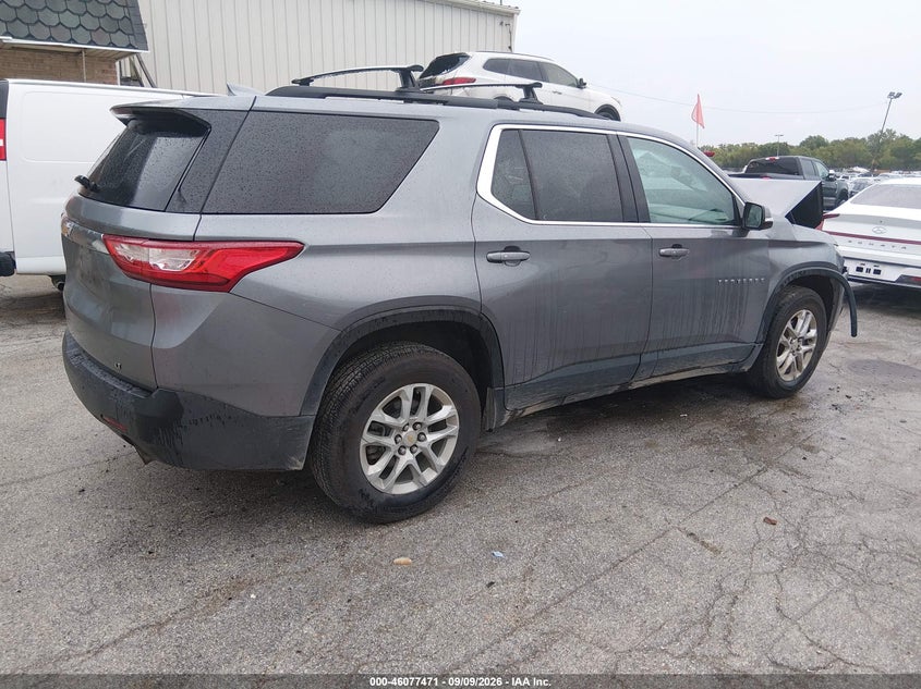 Vin: 1gnergkw0lj222808, lot: 46577018, chevrolet traverse fwd lt cloth 20204