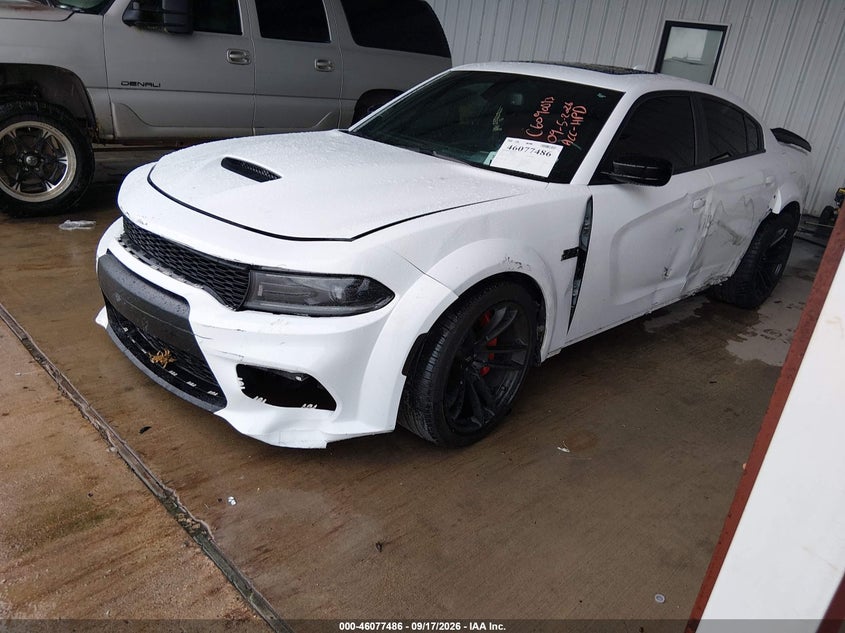 Vin: 2c3cdxgj7ph506508, lot: 46577033, dodge charger scat pack widebody 20232
