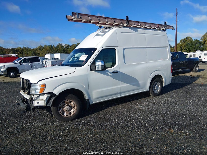 NISSAN NV CARGO NV2500 HD 2020 VIN 1N6AF0LY3LN812000