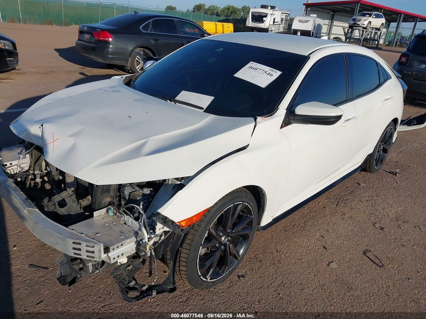 2019 Honda Civic Sport, Front End, IAAI, VIN SHHFK7H49KU218686 — photo 2
