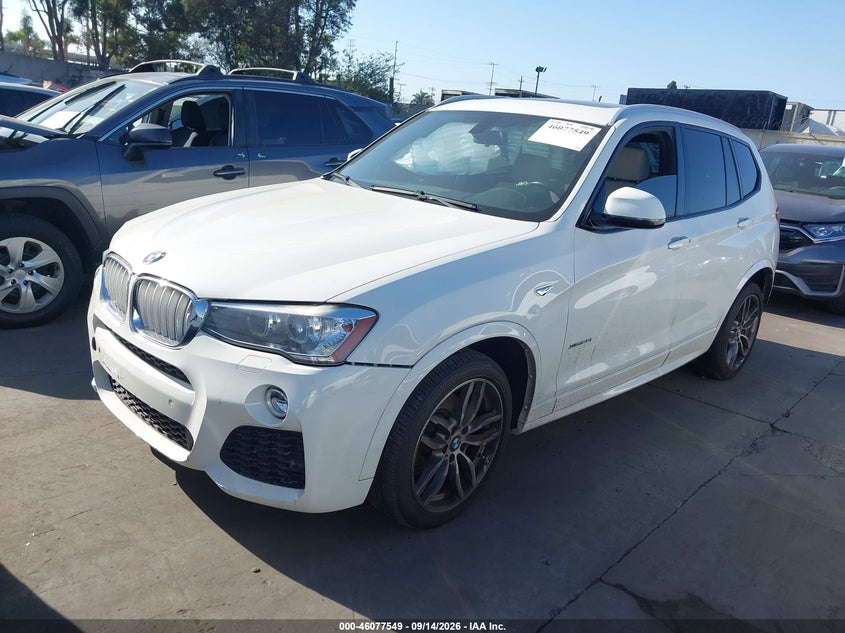 Vin: 5uxwx7c56g0s15655, lot: 46577096, bmw x3 xdrive35i 20162