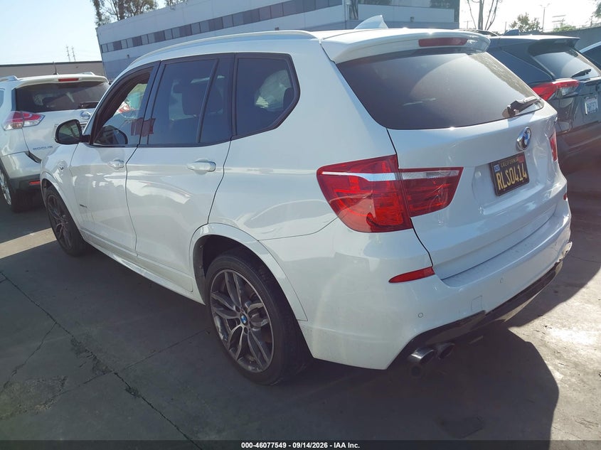 Vin: 5uxwx7c56g0s15655, lot: 46577096, bmw x3 xdrive35i 20163