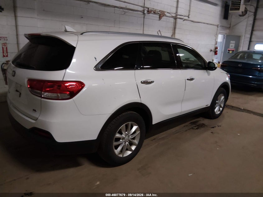 Vin: 5xypgda34gg052634, lot: 46577226, kia sorento 2.4l lx 20164