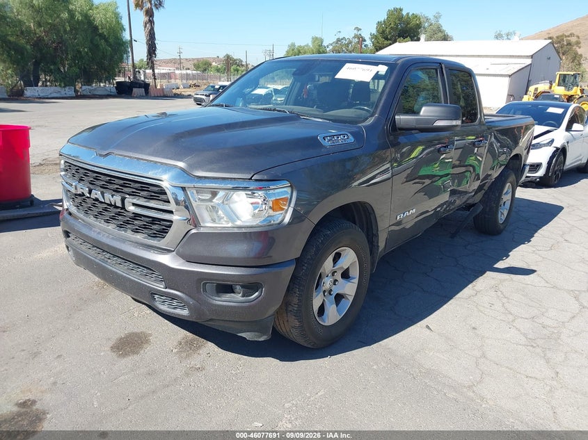 Vin: 1c6rrebt3nn157766, lot: 46577238, ram 1500 big horn  4x2 6'4 box 20222