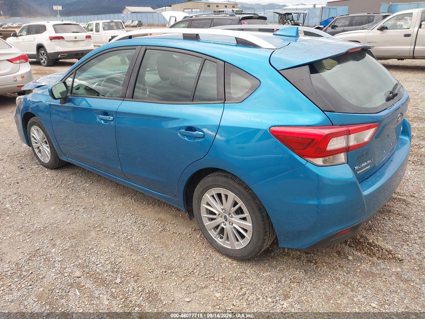 Vin: 4s3gtad64h3744625, lot: 46577262, subaru impreza 2.0i premium 20173