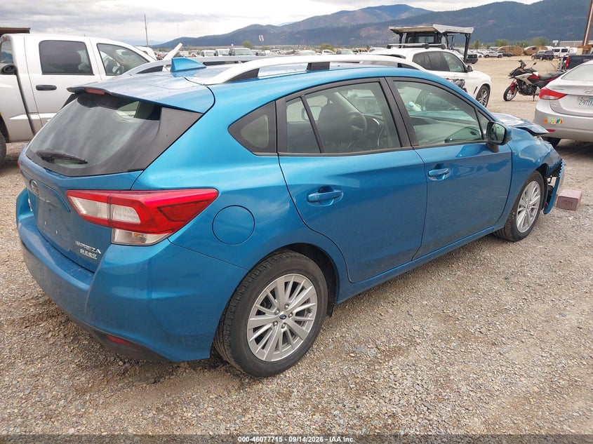 Vin: 4s3gtad64h3744625, lot: 46577262, subaru impreza 2.0i premium 20174