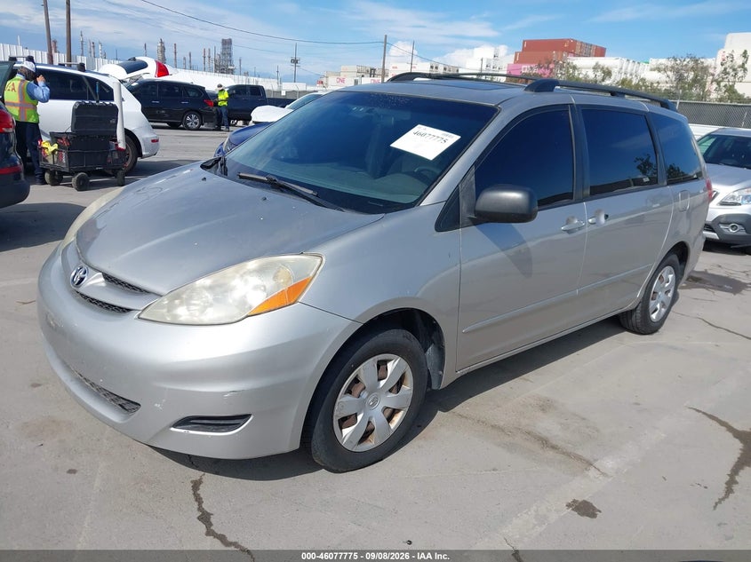 Vin: 5tdkk4cc9as317256, lot: 46577322, toyota sienna le 20102