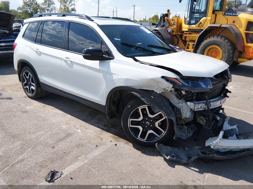 Vin: 5fnyf8h08pb000358, lot: 46577342, honda passport awd elite 2023 img_1