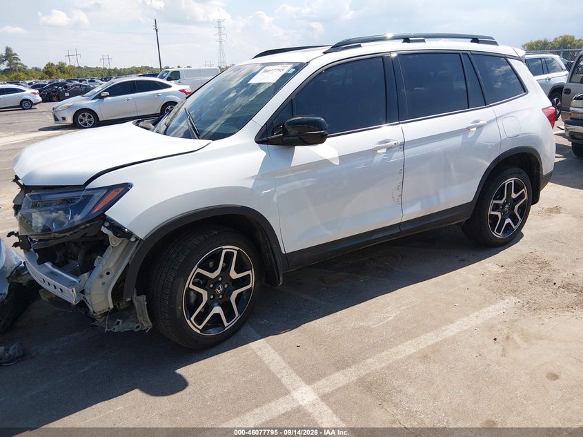 Vin: 5fnyf8h08pb000358, lot: 46577342, honda passport awd elite 20232