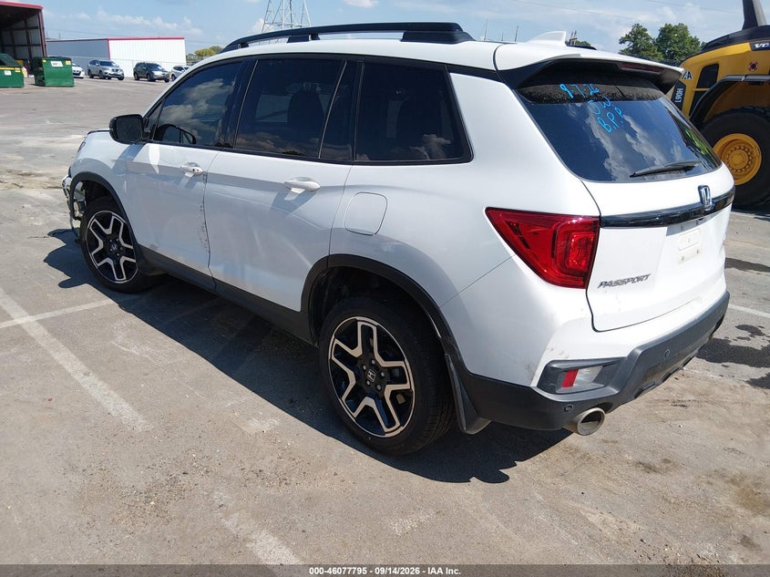 Vin: 5fnyf8h08pb000358, lot: 46577342, honda passport awd elite 20233