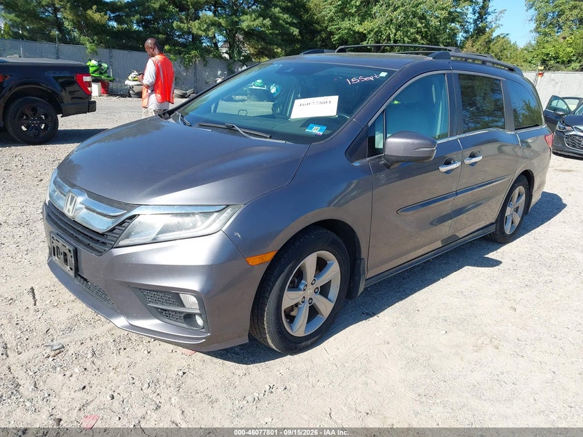 Vin: 5fnrl6h7xjb028507, lot: 46577348, honda odyssey ex-l 20182