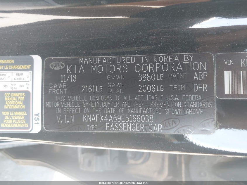 2014 KIA FORTE LX · Фото 9
