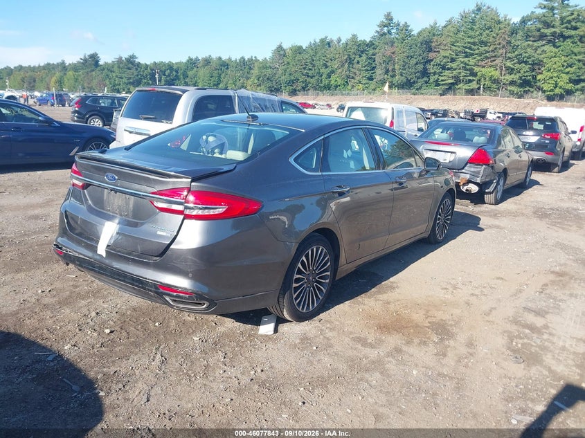 Vin: 3fa6p0d95jr242370, lot: 46577390, ford fusion titanium 20184