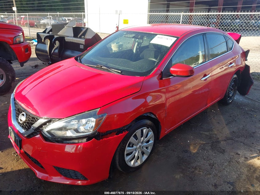 Vin: 3n1ab7apxgy339273, lot: 46577422, nissan sentra sv 20162