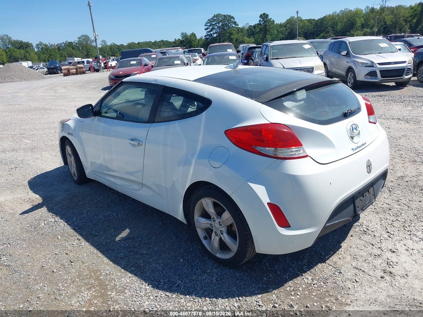 Vin: kmhtc6adxdu088333, lot: 46577423, hyundai veloster base w/gray 20133