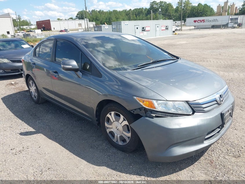 2012 HONDA CIVIC HYBRID auction photo 1