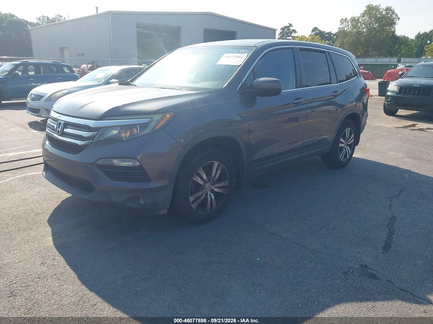 Vin: 5fnyf5h52gb028912, lot: 46577433, honda pilot ex-l 20162