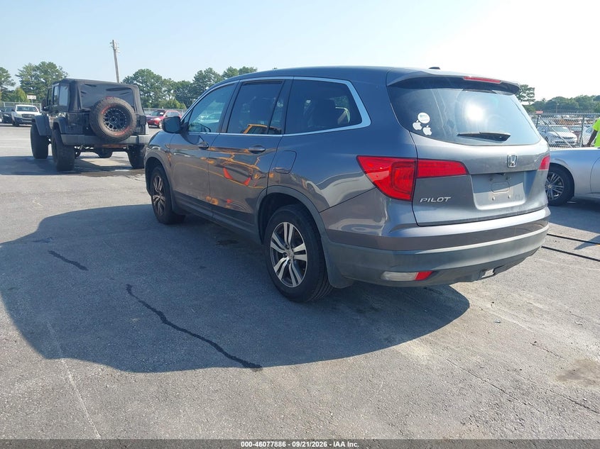 Vin: 5fnyf5h52gb028912, lot: 46577433, honda pilot ex-l 20163
