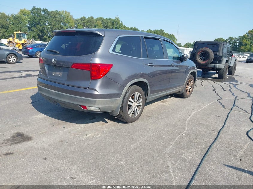 Vin: 5fnyf5h52gb028912, lot: 46577433, honda pilot ex-l 20164