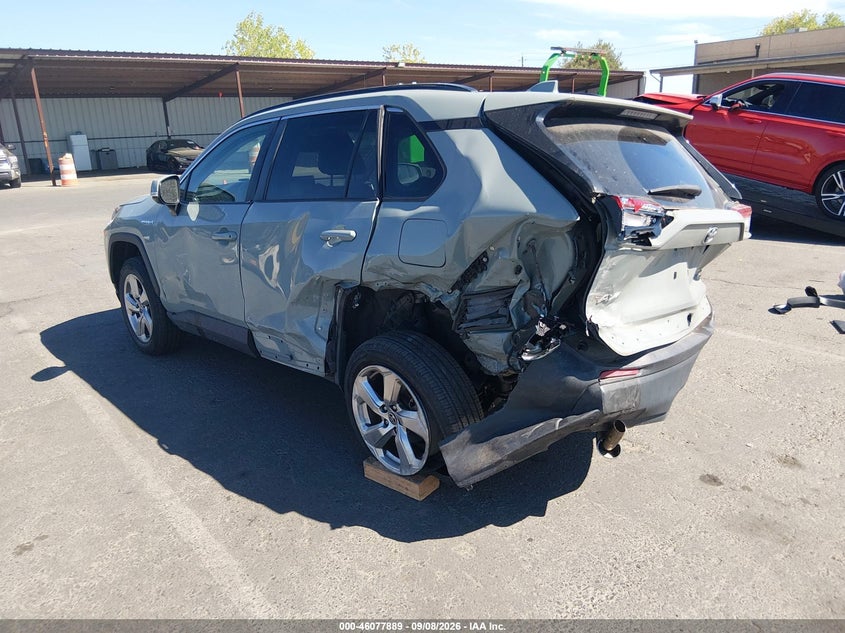 Vin: 4t3b6rfv7mu050930, lot: 46577436, toyota rav4 hybrid xle premium 20213