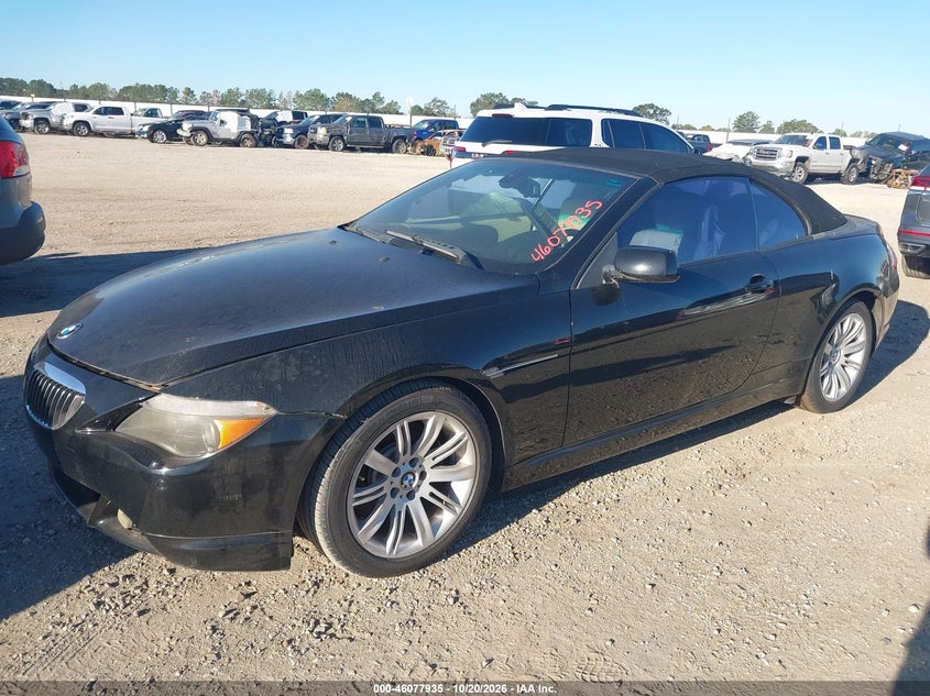 BMW 650I 2007 VIN WBAEK135X7CN81302