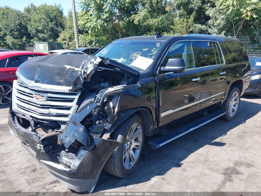 Vin: 1gys4kkjxhr193242, lot: 46577506, cadillac escalade esv platinum 20172